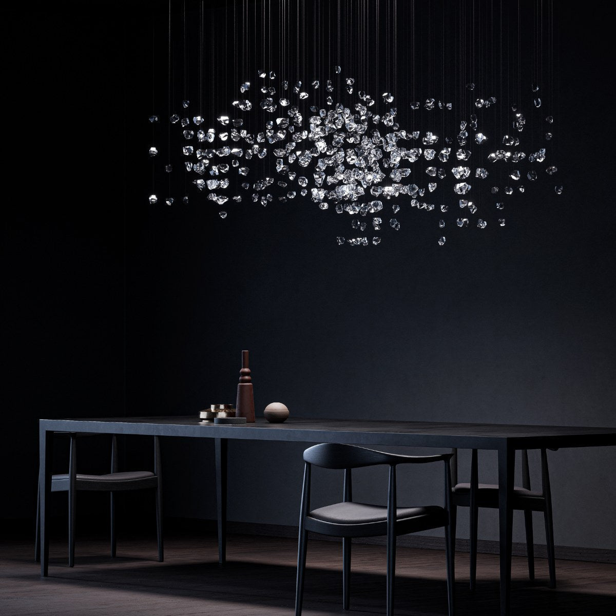 Xejan Raw Crystal Chandelier