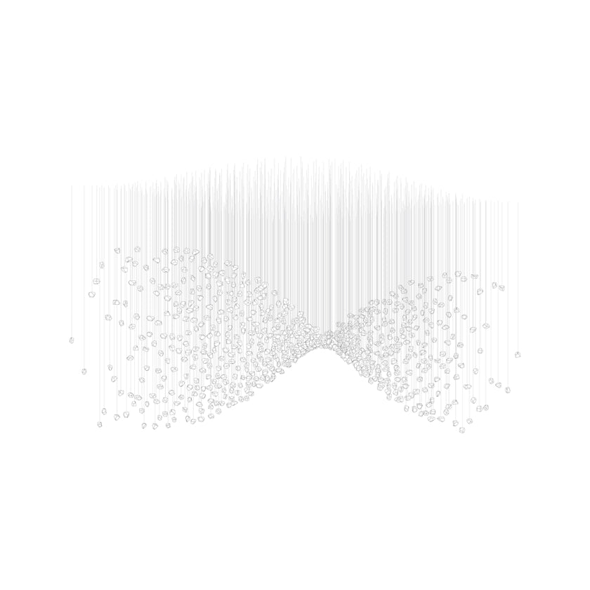 Xejan Raw Crystal Chandelier