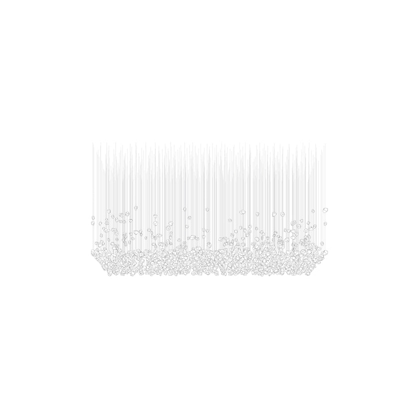 Xejan Raw Crystal Chandelier