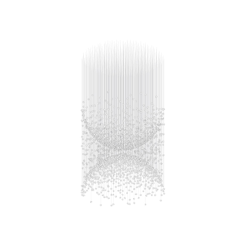 Xejan Raw Crystal Chandelier