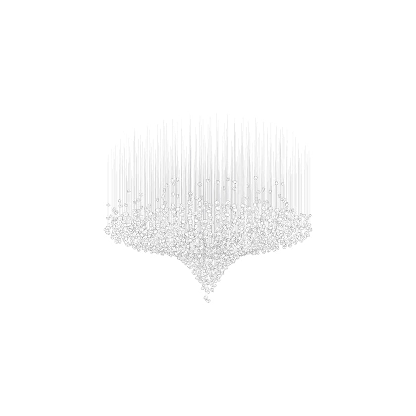 Xejan Raw Crystal Chandelier