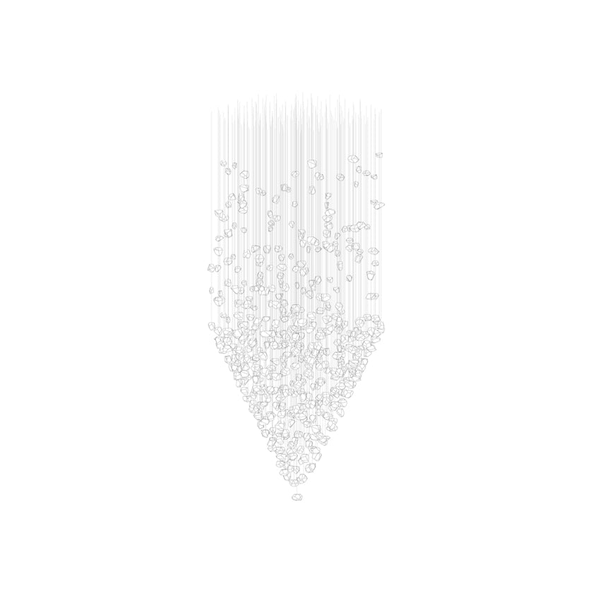Xejan Raw Crystal Chandelier