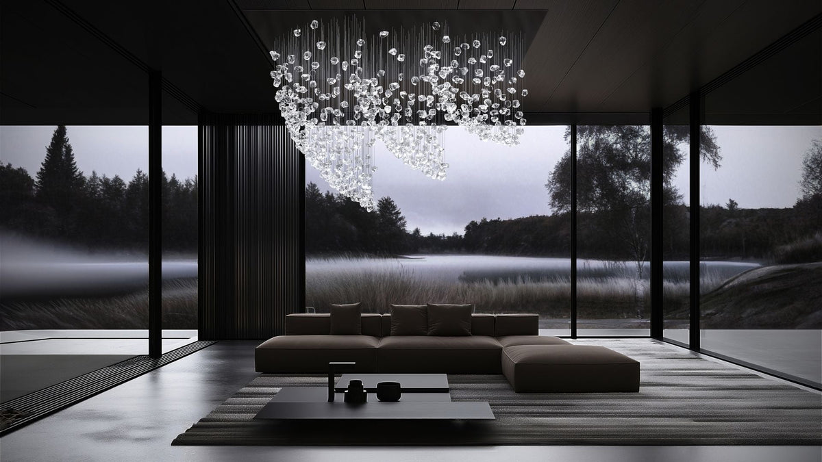 Xejan Raw Crystal Chandelier