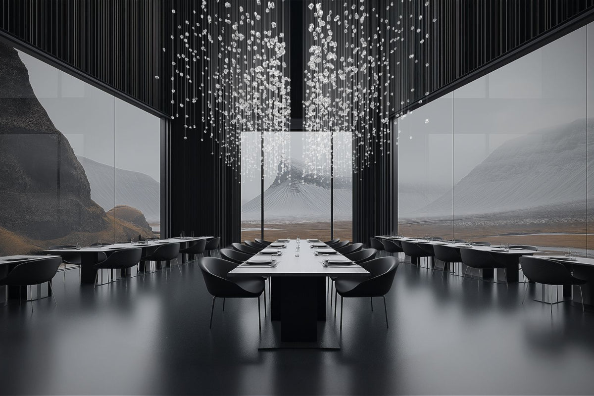 Xejan Raw Crystal Chandelier