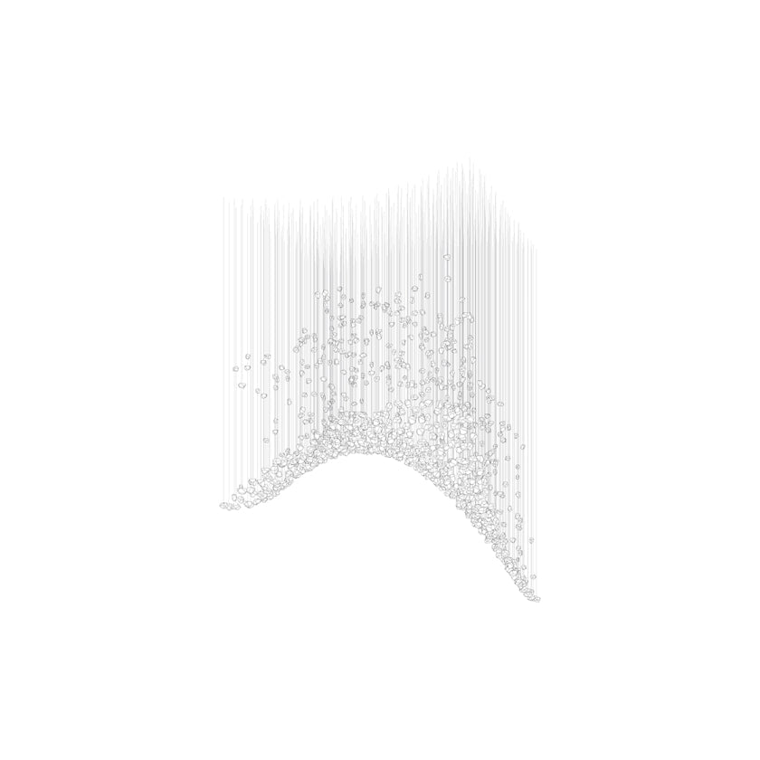 Xejan Raw Crystal Chandelier
