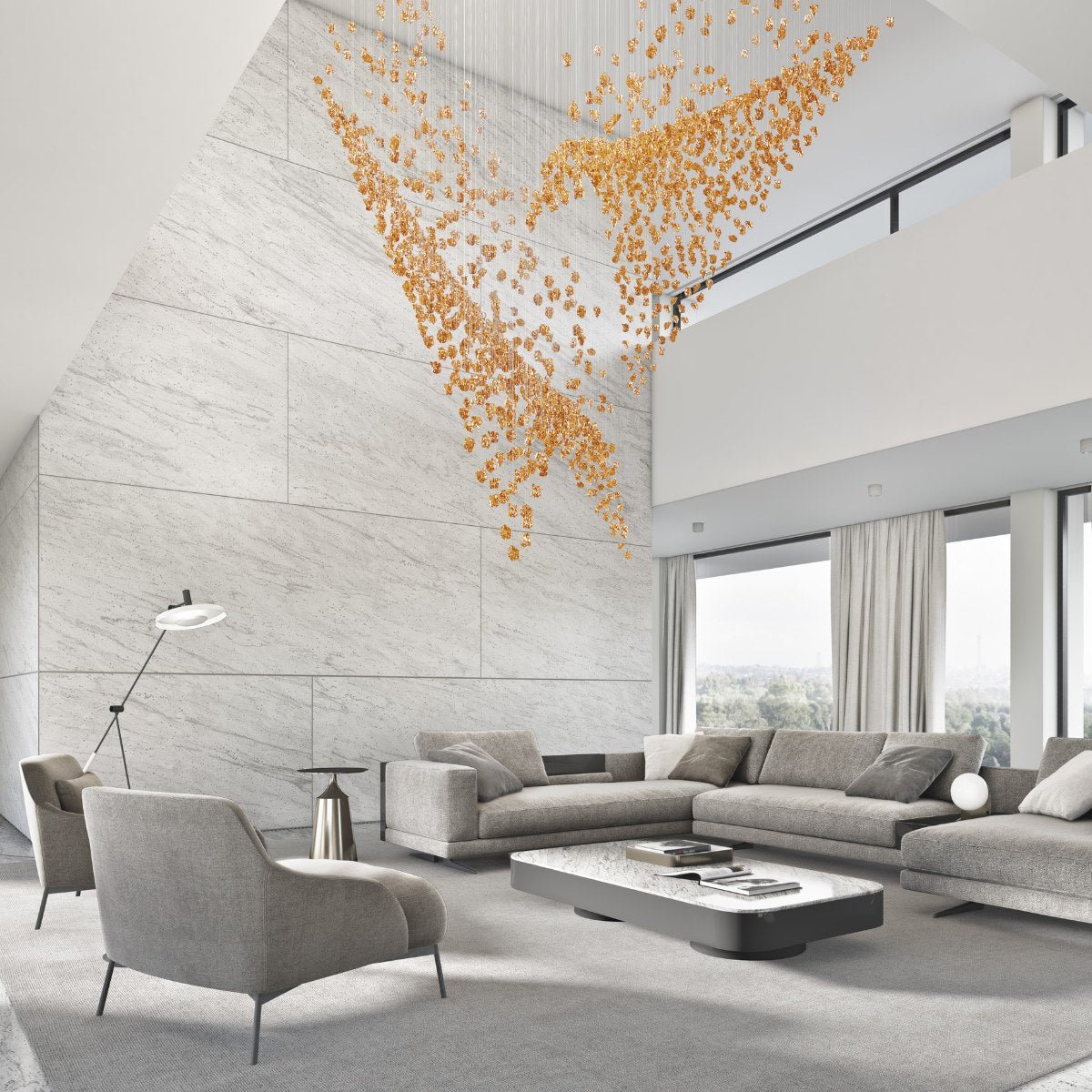 Xejan Raw Crystal Chandelier