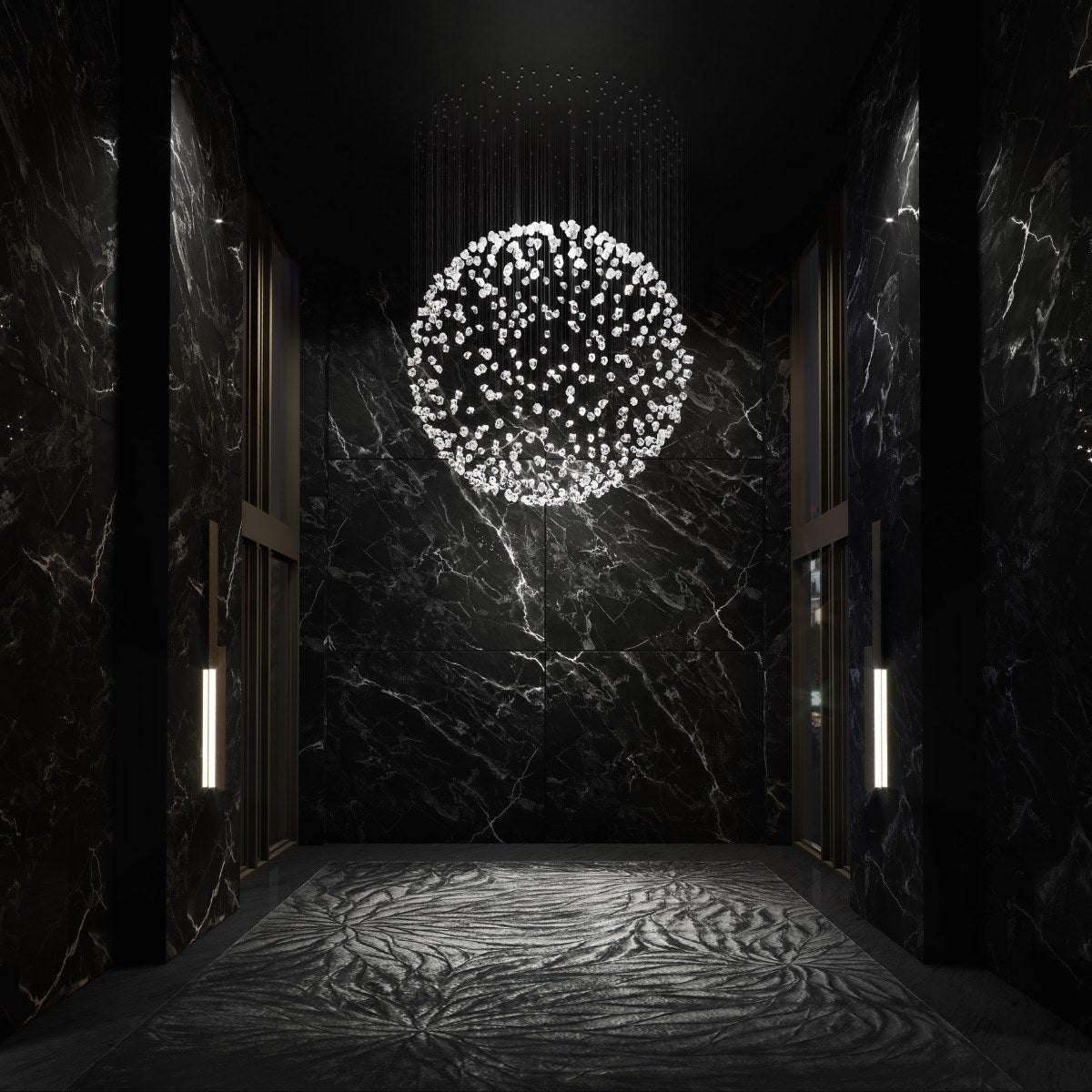 Xejan Raw Crystal Chandelier