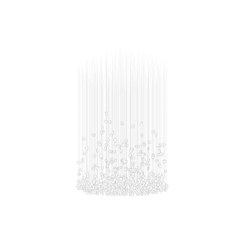 Xejan Raw Crystal Chandelier