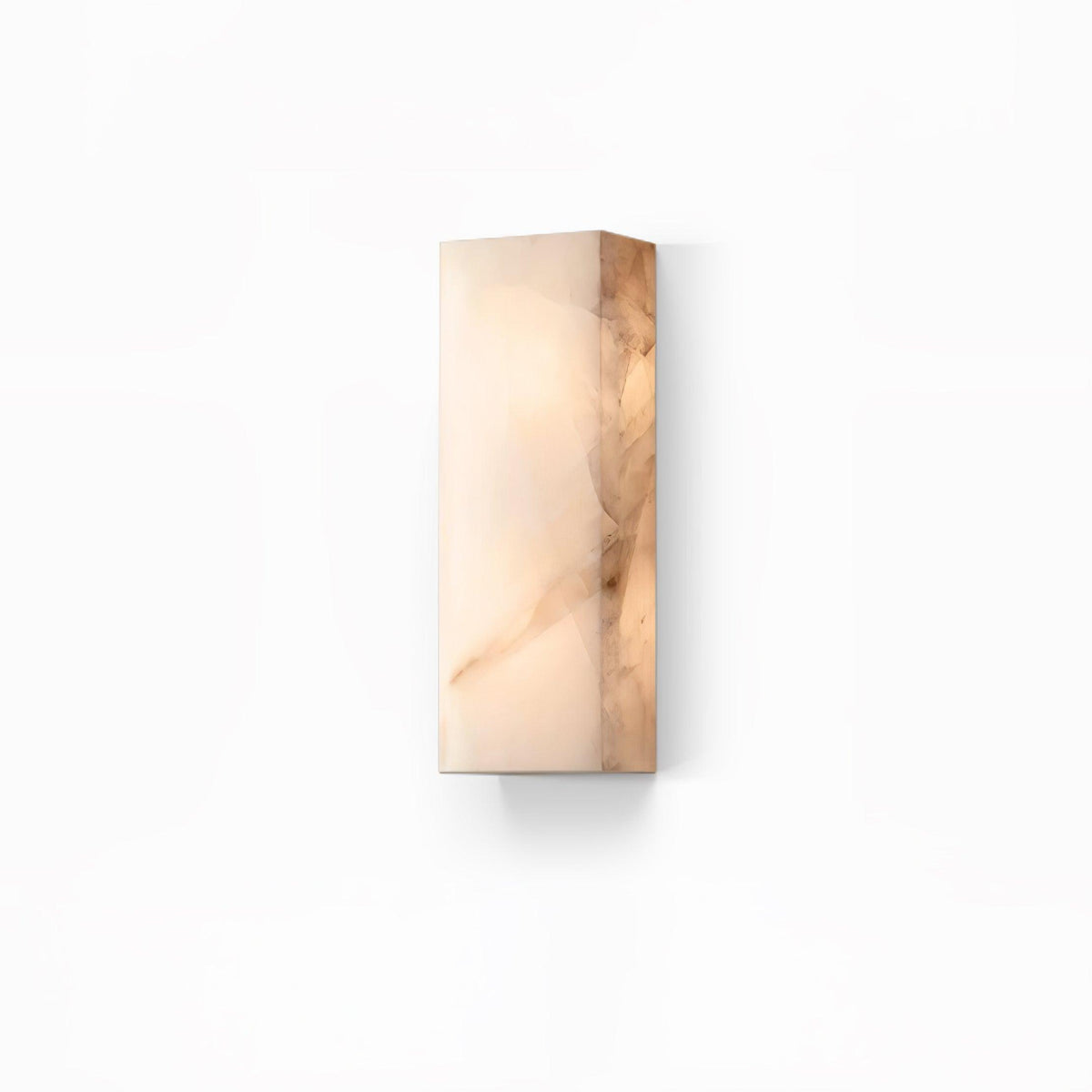 Eirivise Minimalist Alabaster Outdoor Wall Light