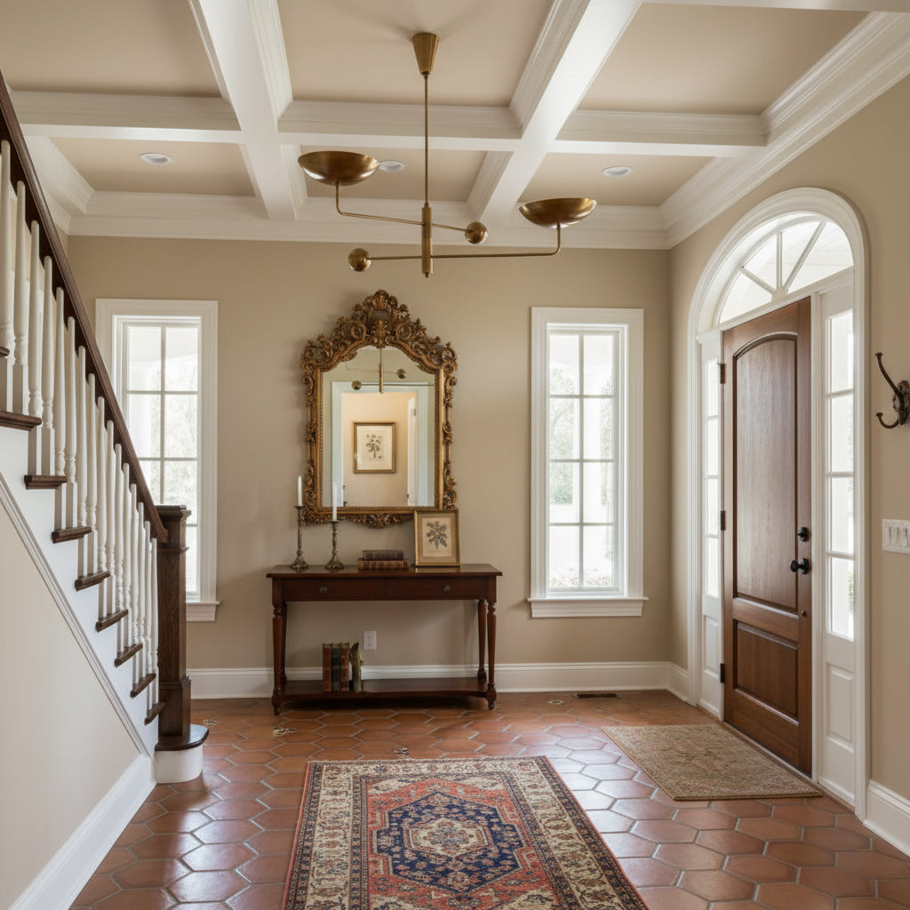 Vela Brass  two-head ceiling chandelier
