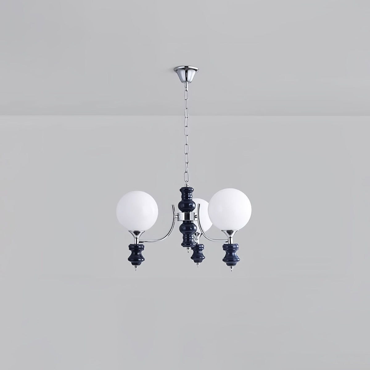 Miraena Chandelier Regal Orb Frosted