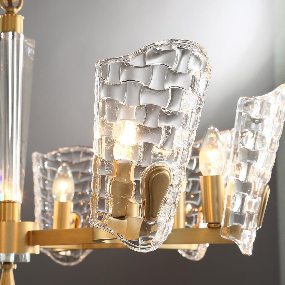 Radiant Luxury Brass Chandelier