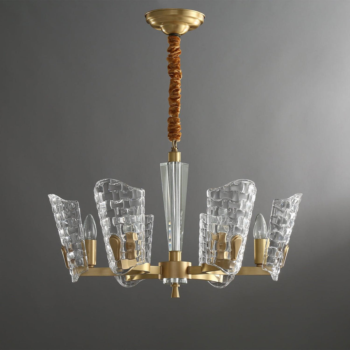 Radiant Luxury Brass Chandelier
