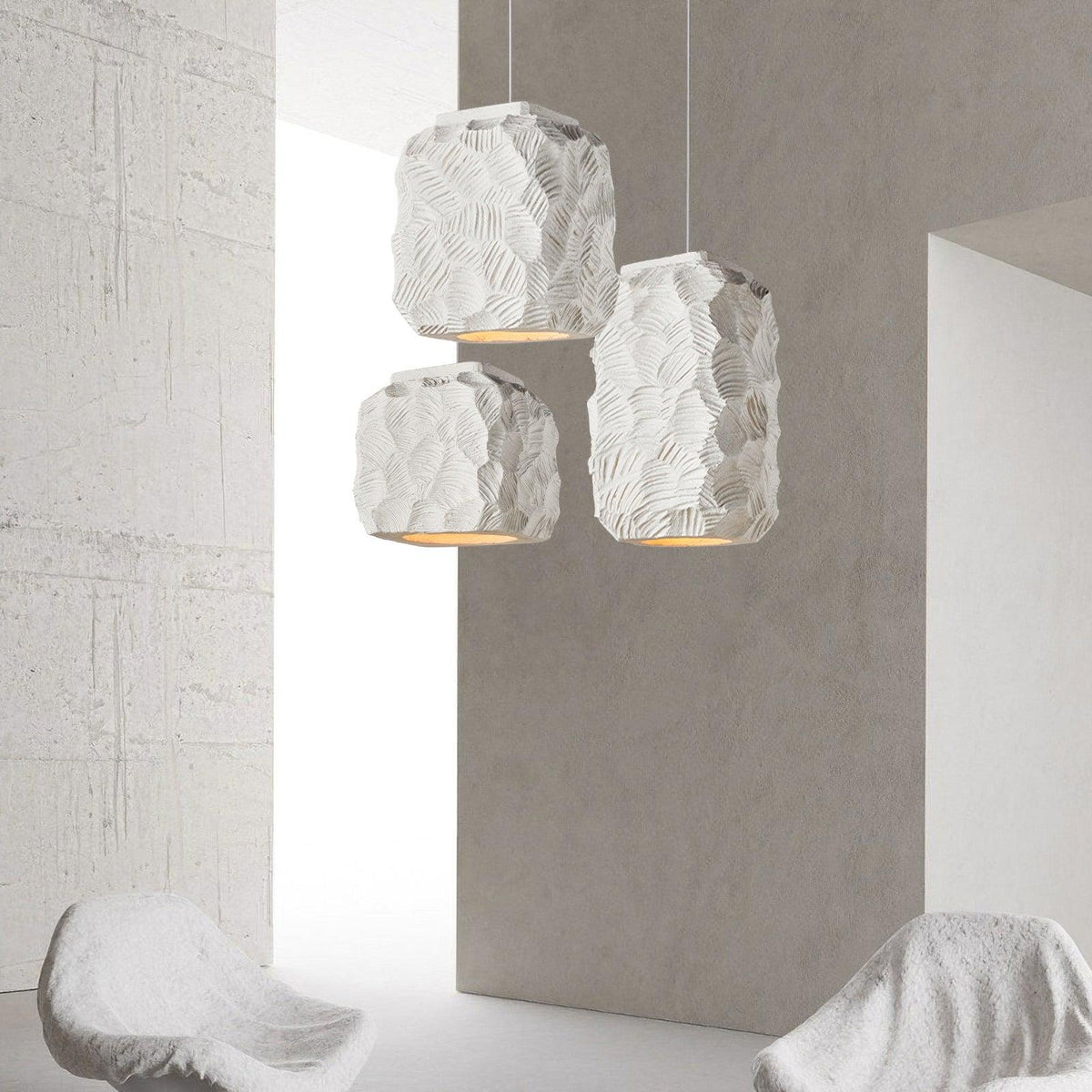 Olsilel Individual Creativity Geometry Resin Pendant Lamp