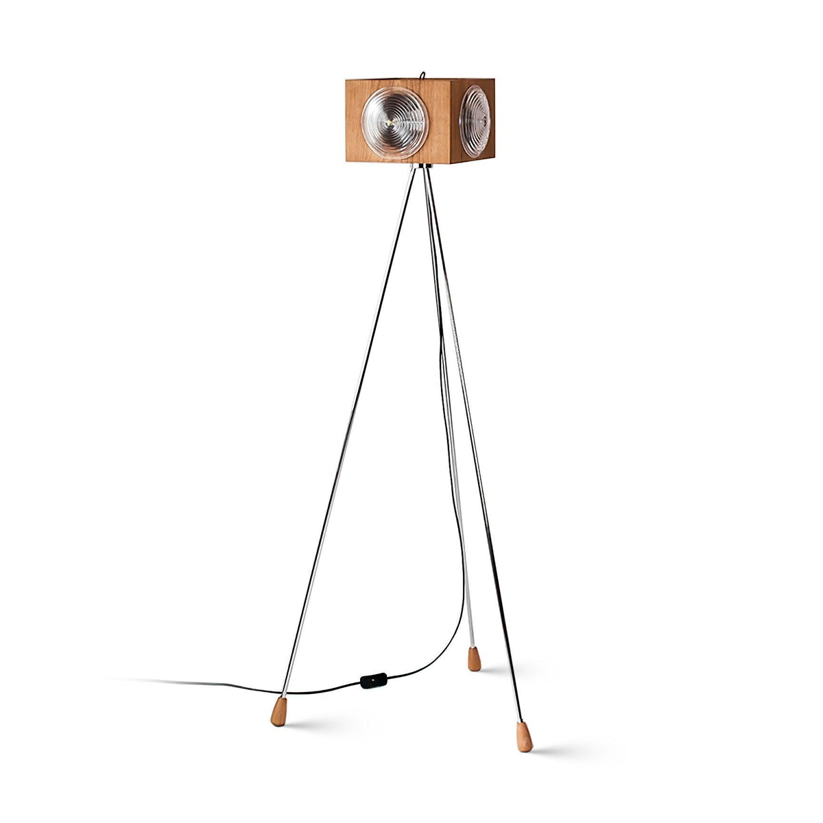 Vesoren Tripod Wood Floor Lamp