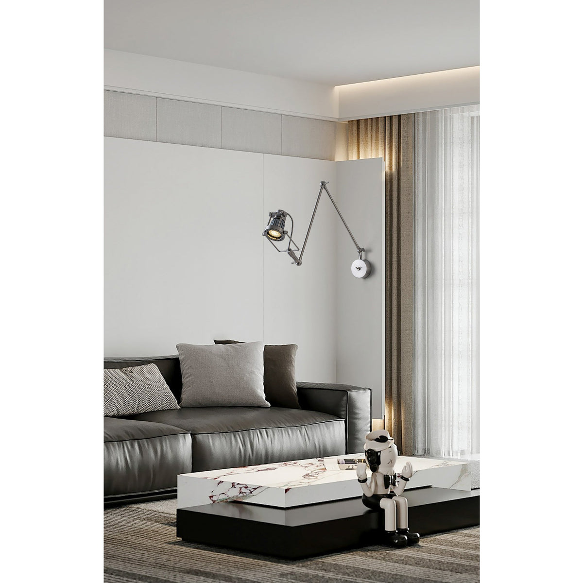 Reznor Adjustable Arm Wall Sconce