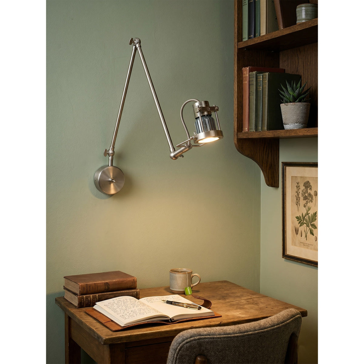 Reznor Adjustable Arm Wall Sconce