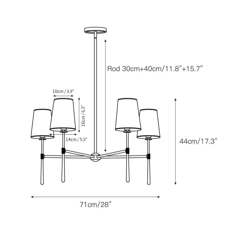 Noela Round Chandelier