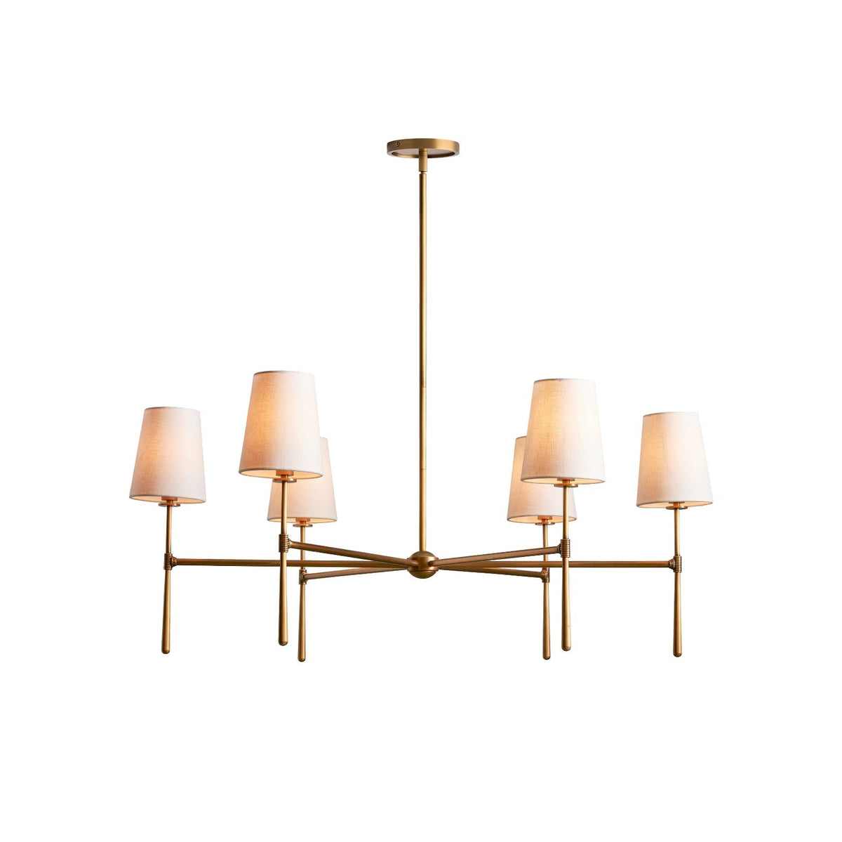Noelle Chandelier Head 4/6 Mid-century