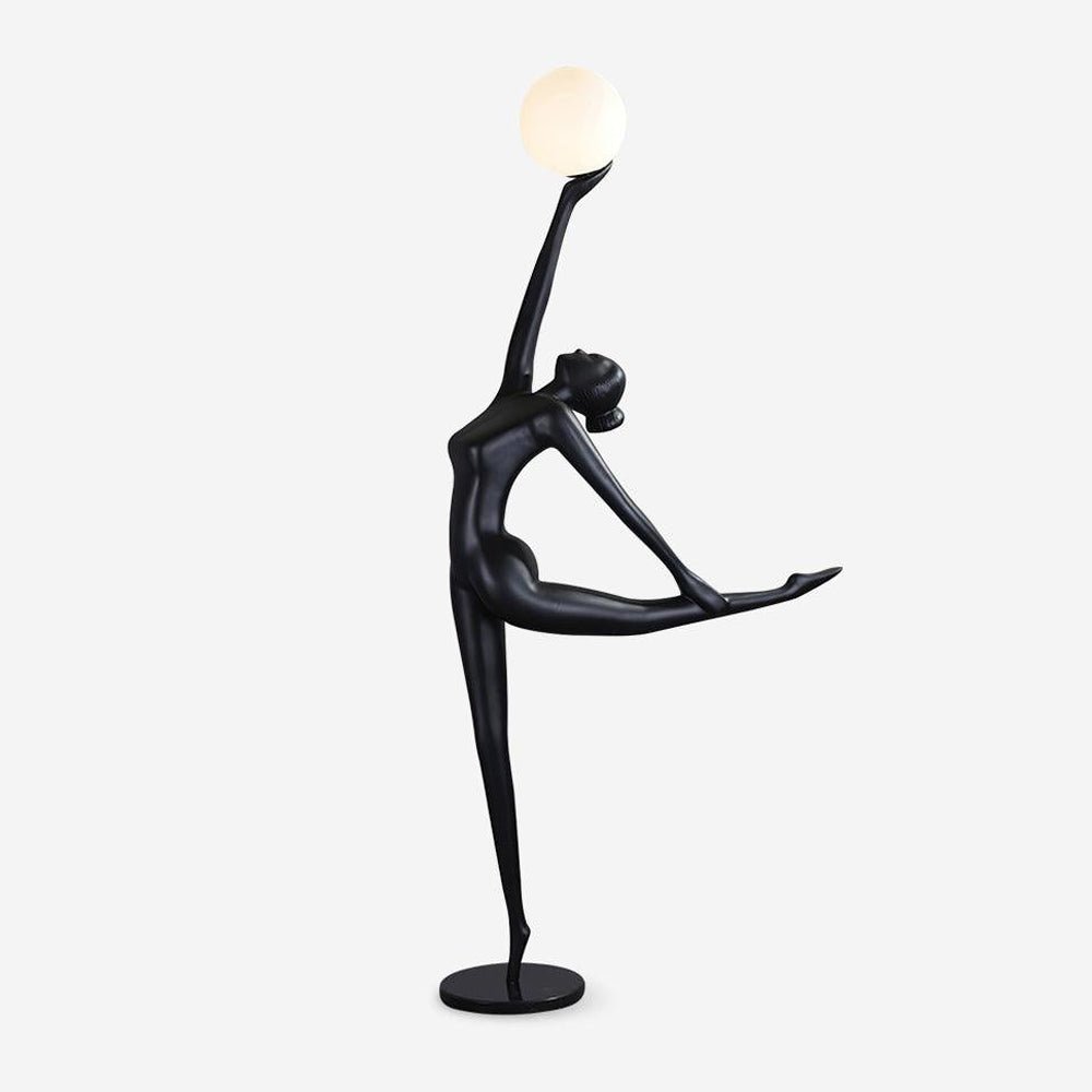 Lyrielle Ballerina Black Floor Lamp