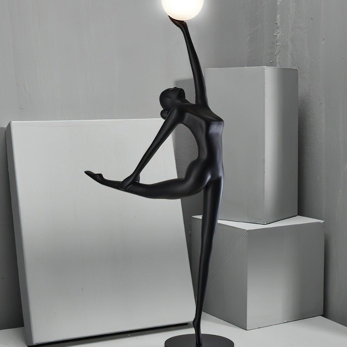 Lyrielle Ballerina Black Floor Lamp