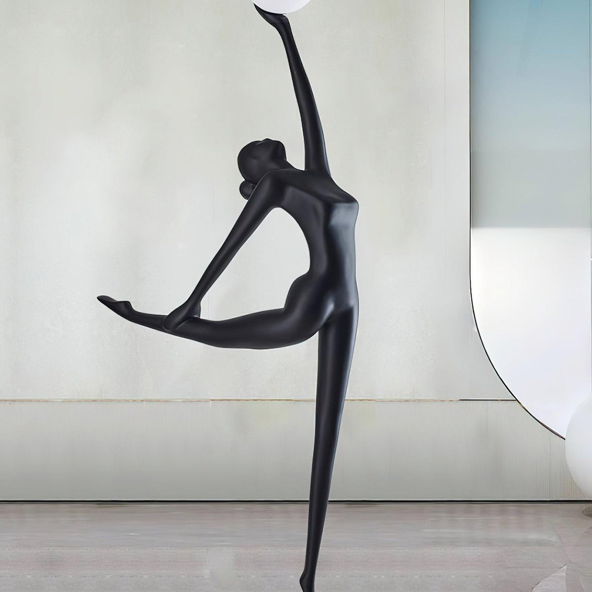 Lyrielle Ballerina Black Floor Lamp