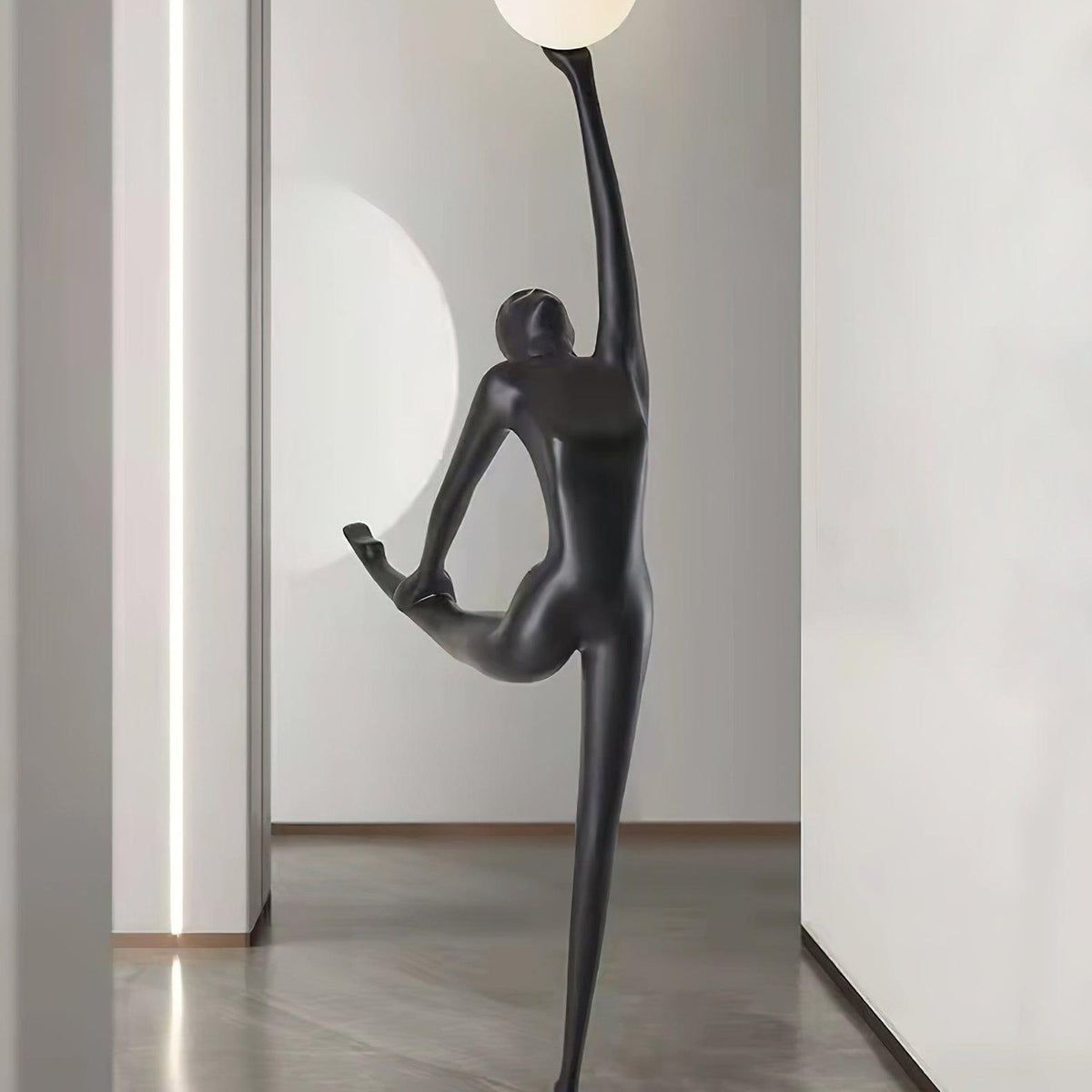 Lyrielle Ballerina Black Floor Lamp