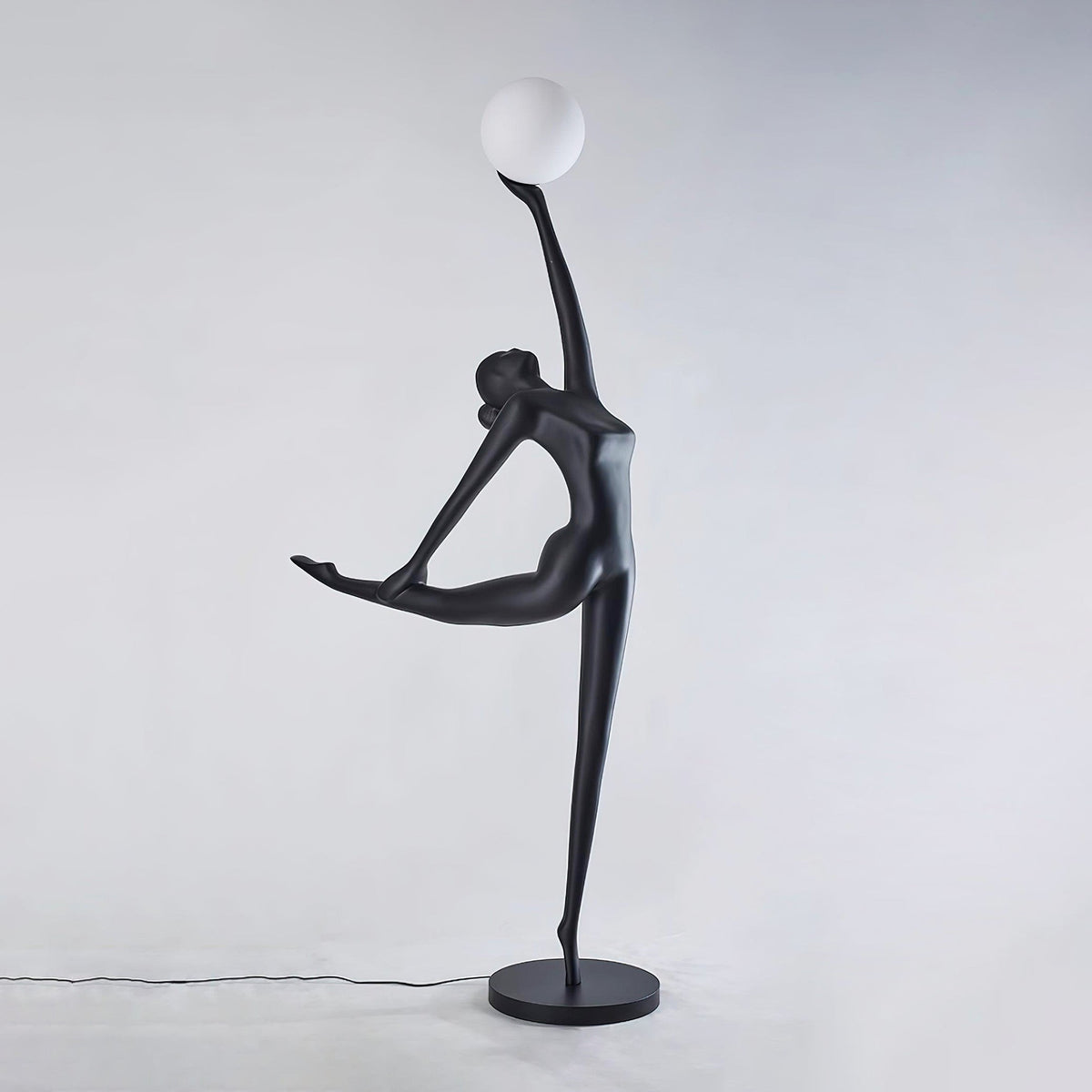 Lyrielle Ballerina Black Floor Lamp