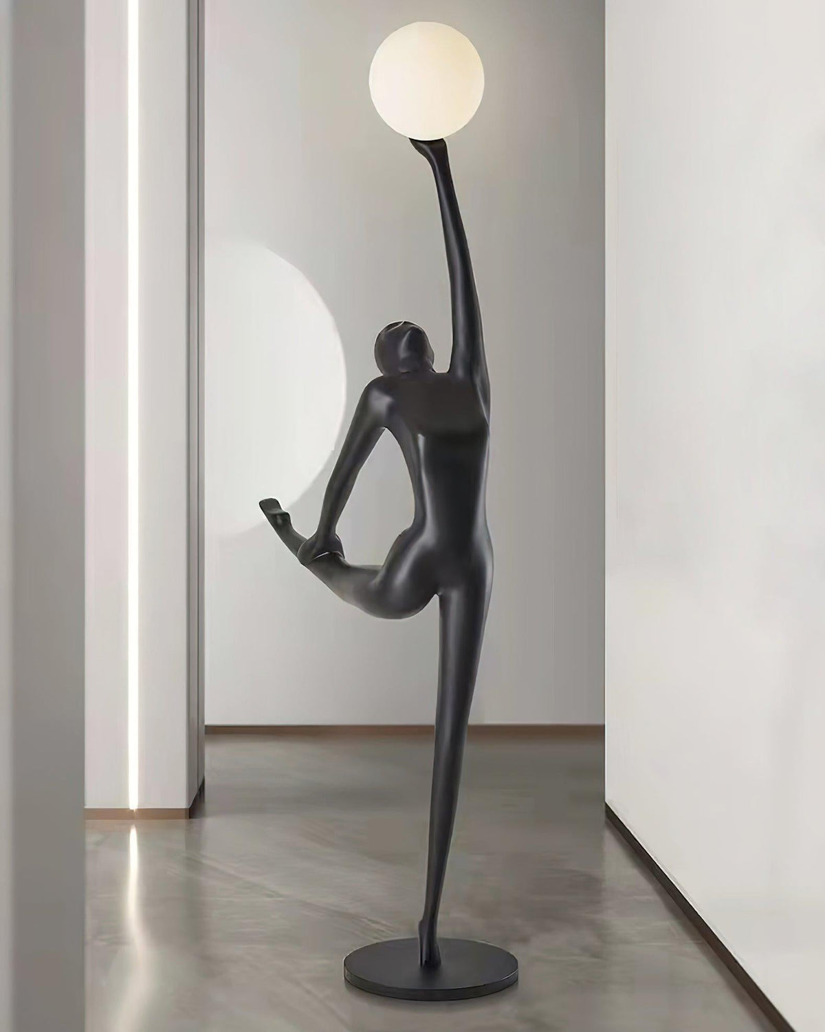 Lyrielle Ballerina Black Floor Lamp