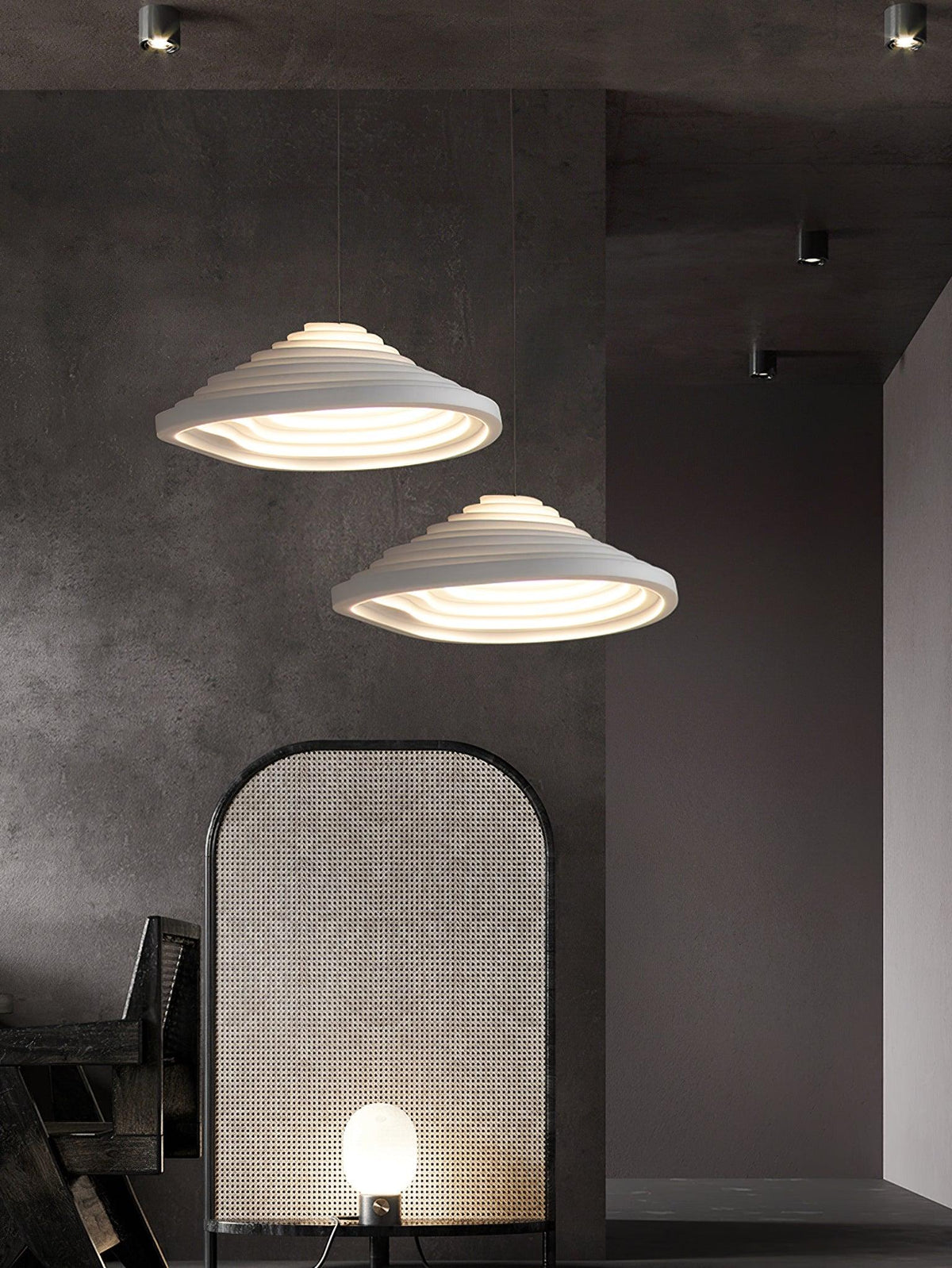 Molten Field Nordic Art Plastic Pendant Lamp