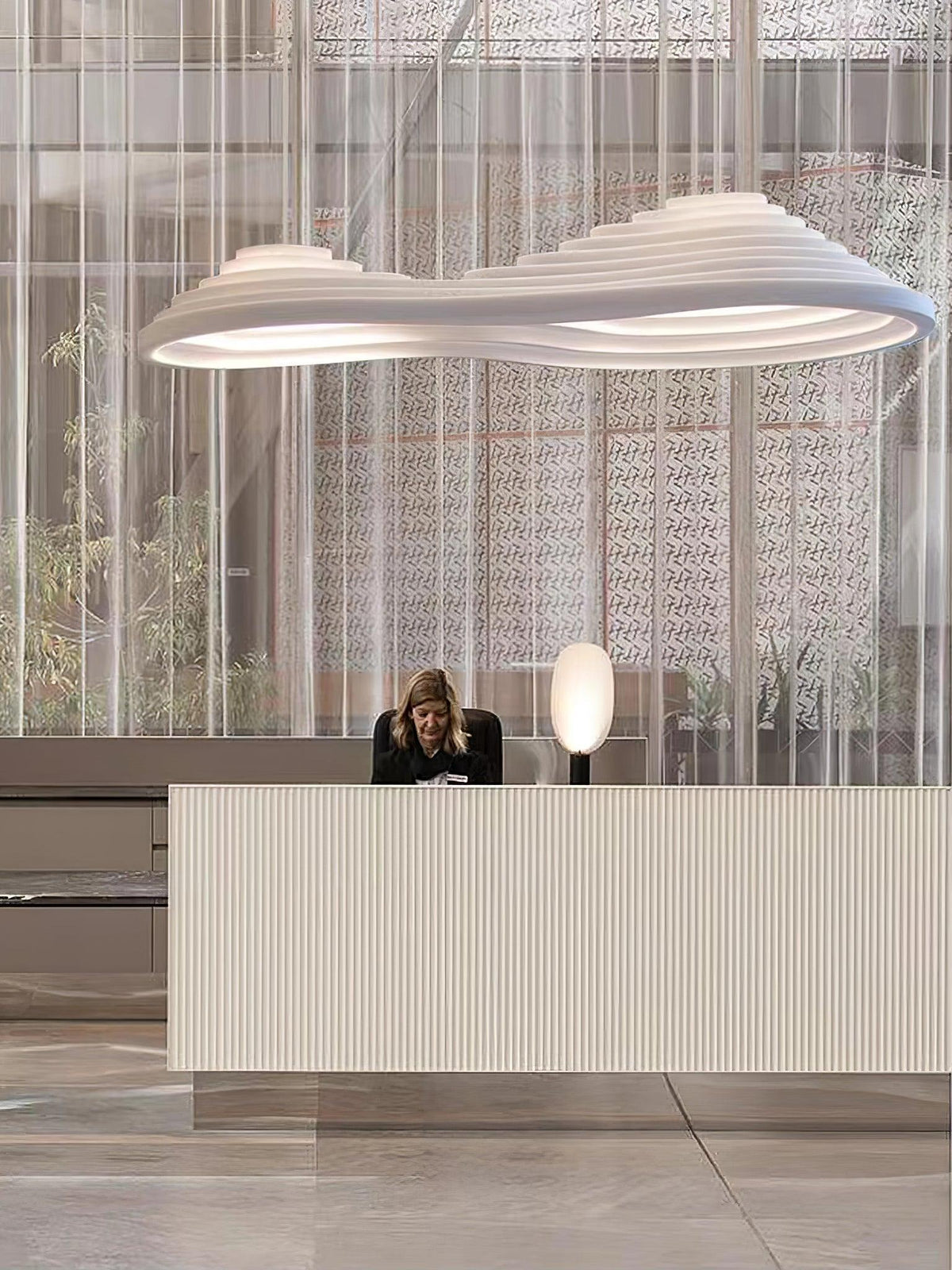 Molten Field Nordic Art Plastic Pendant Lamp