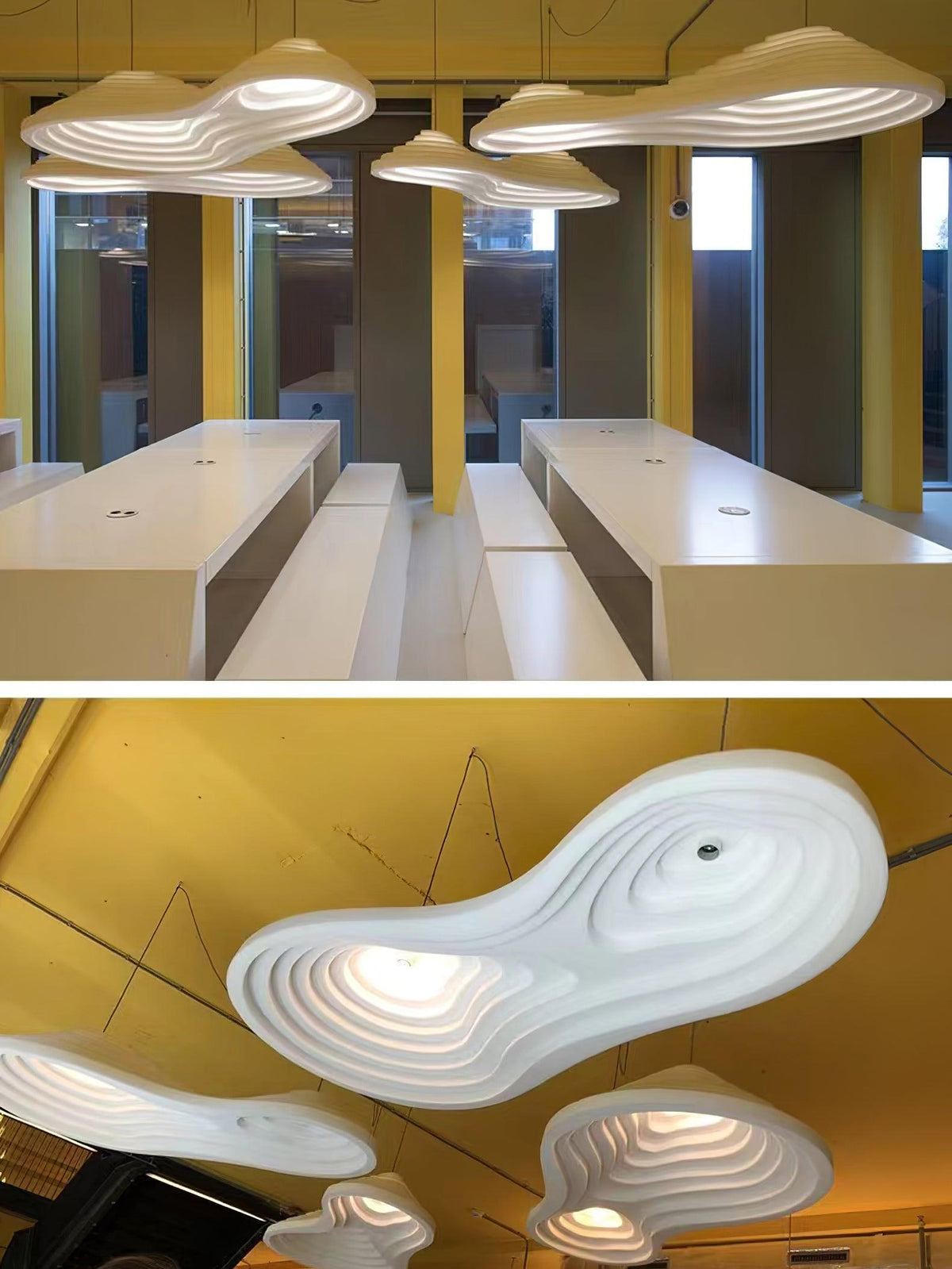 Molten Field Nordic Art Plastic Pendant Lamp