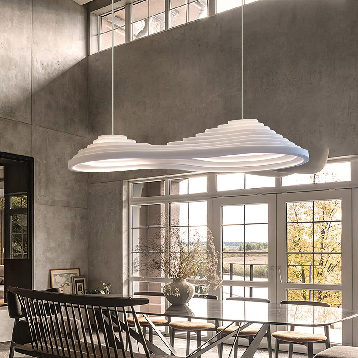 Molten Field Nordic Art Plastic Pendant Lamp