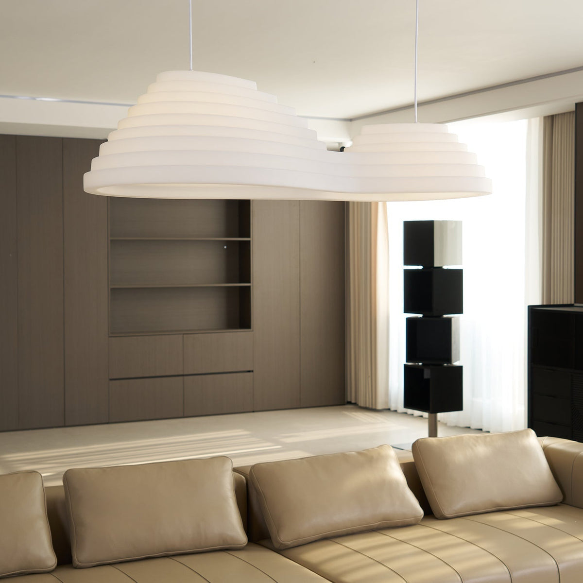 Molten Field Nordic Art Plastic Pendant Lamp