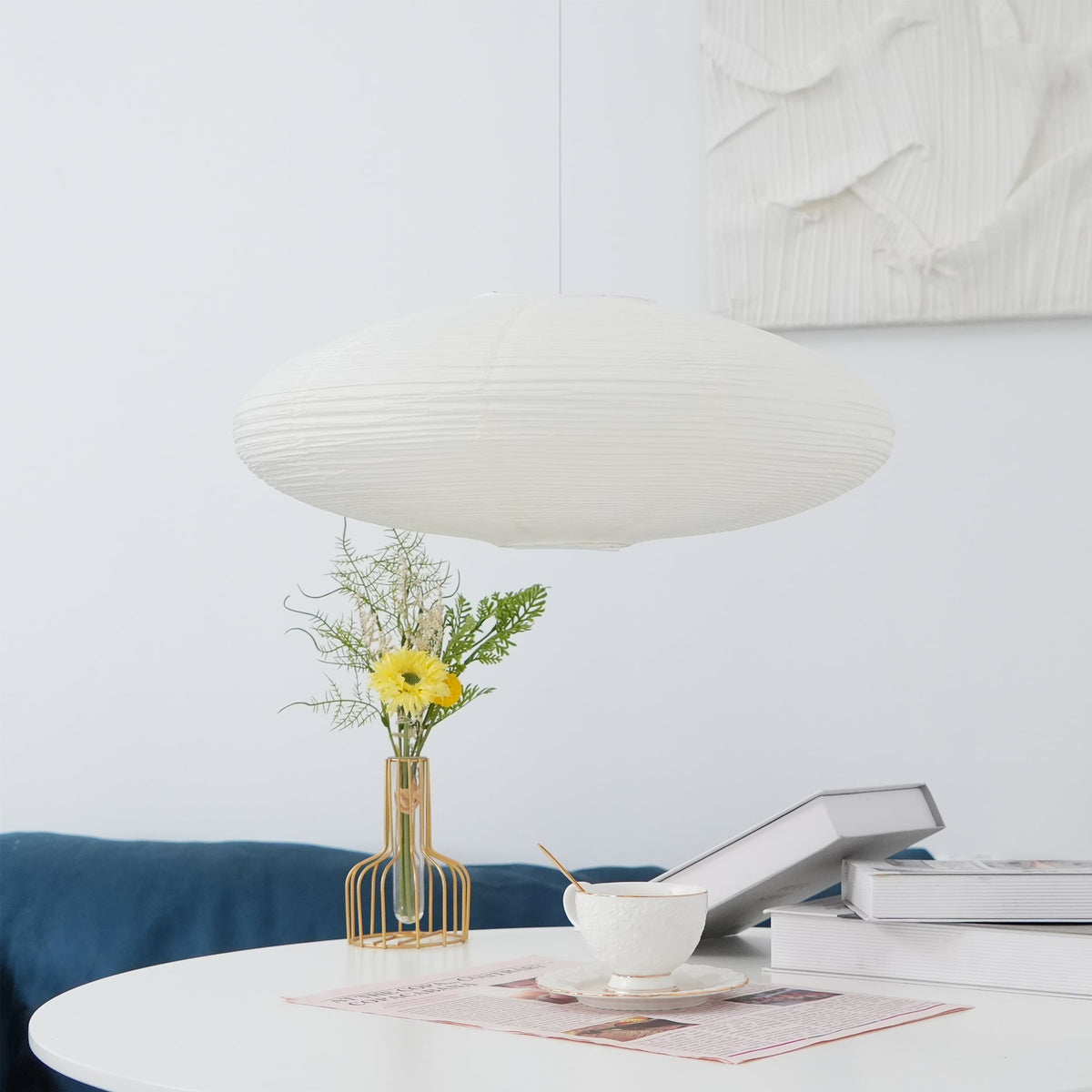 Anais Washi Paper Swag Pendant Light