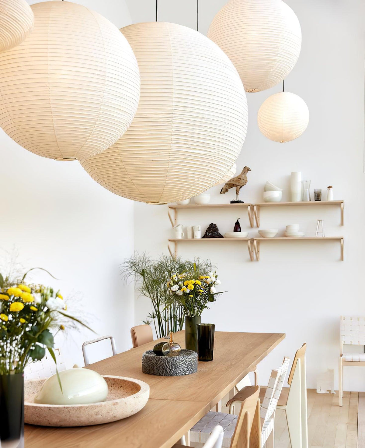 Lunerelle Pendant Lamp Paper for Living Room