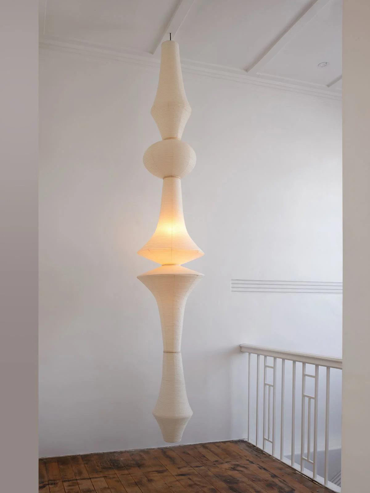 Isalo Washi Paper E Pendant Light