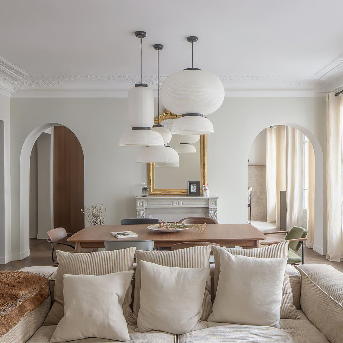 Nyzorora Modern Minimalist Swag Pendant Lamp