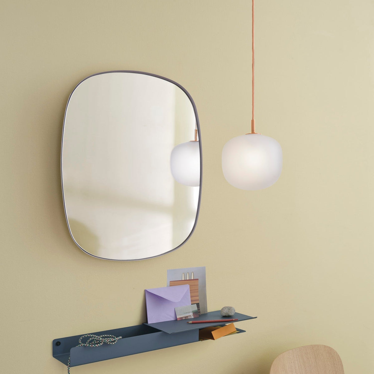 Etienne Pendant Lamp Semi-transparent Glass