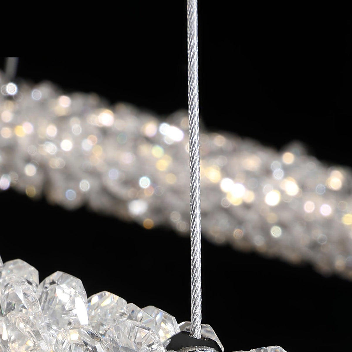 Seleira Chandelier Ring Crystal LED