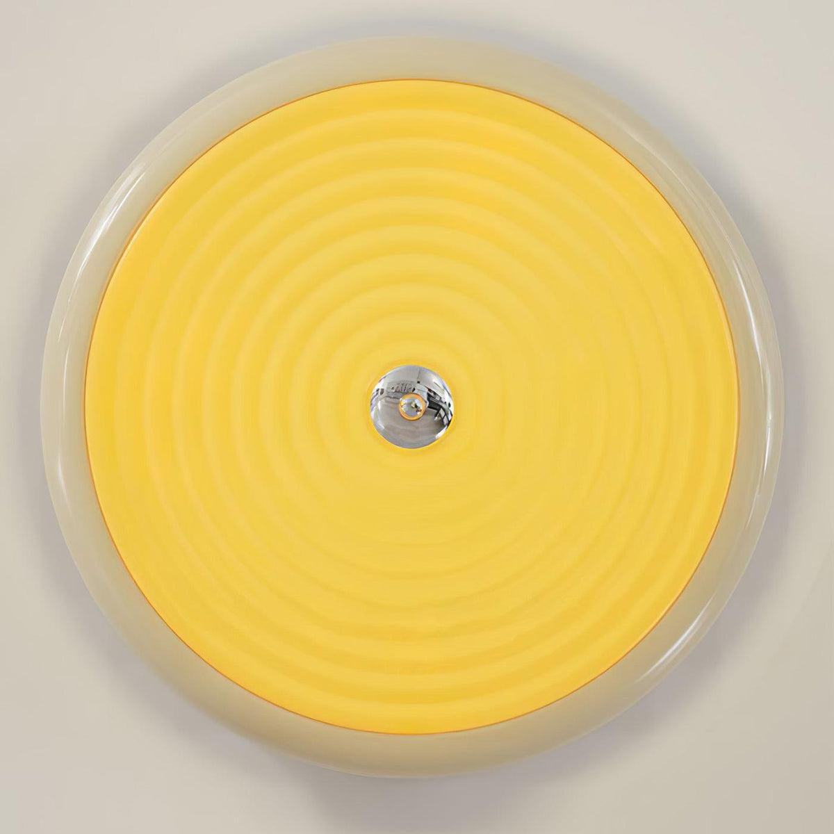 Utheara Modern Minimalist Ripple Cream Glass Ceiling Lamp