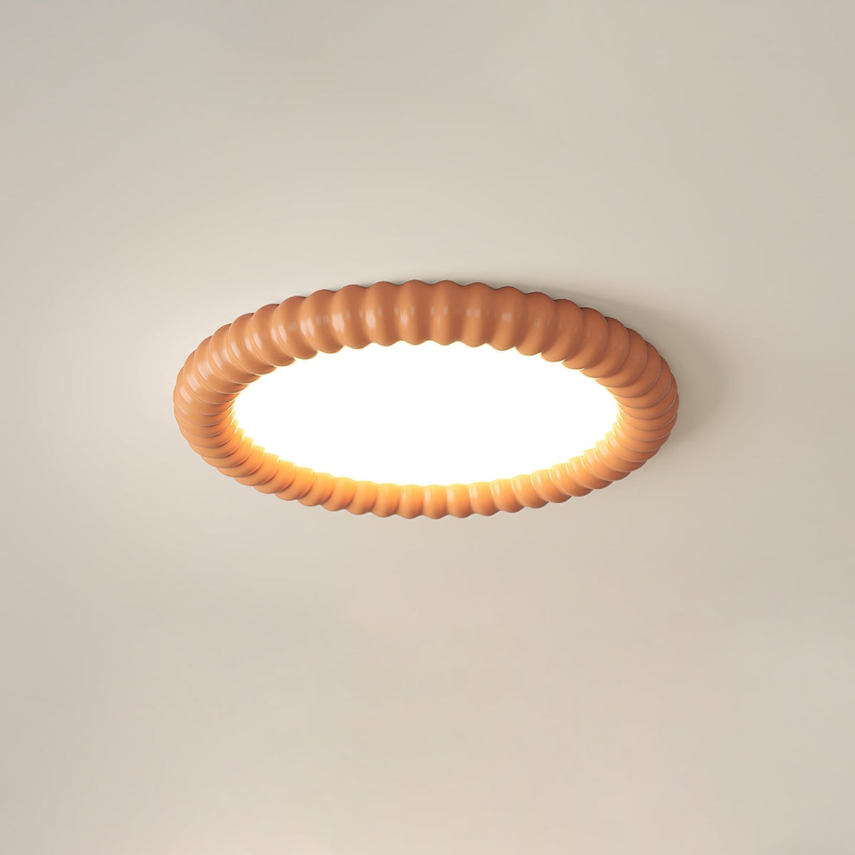 Ulire Nordic Art Ripple Resin Ceiling Light