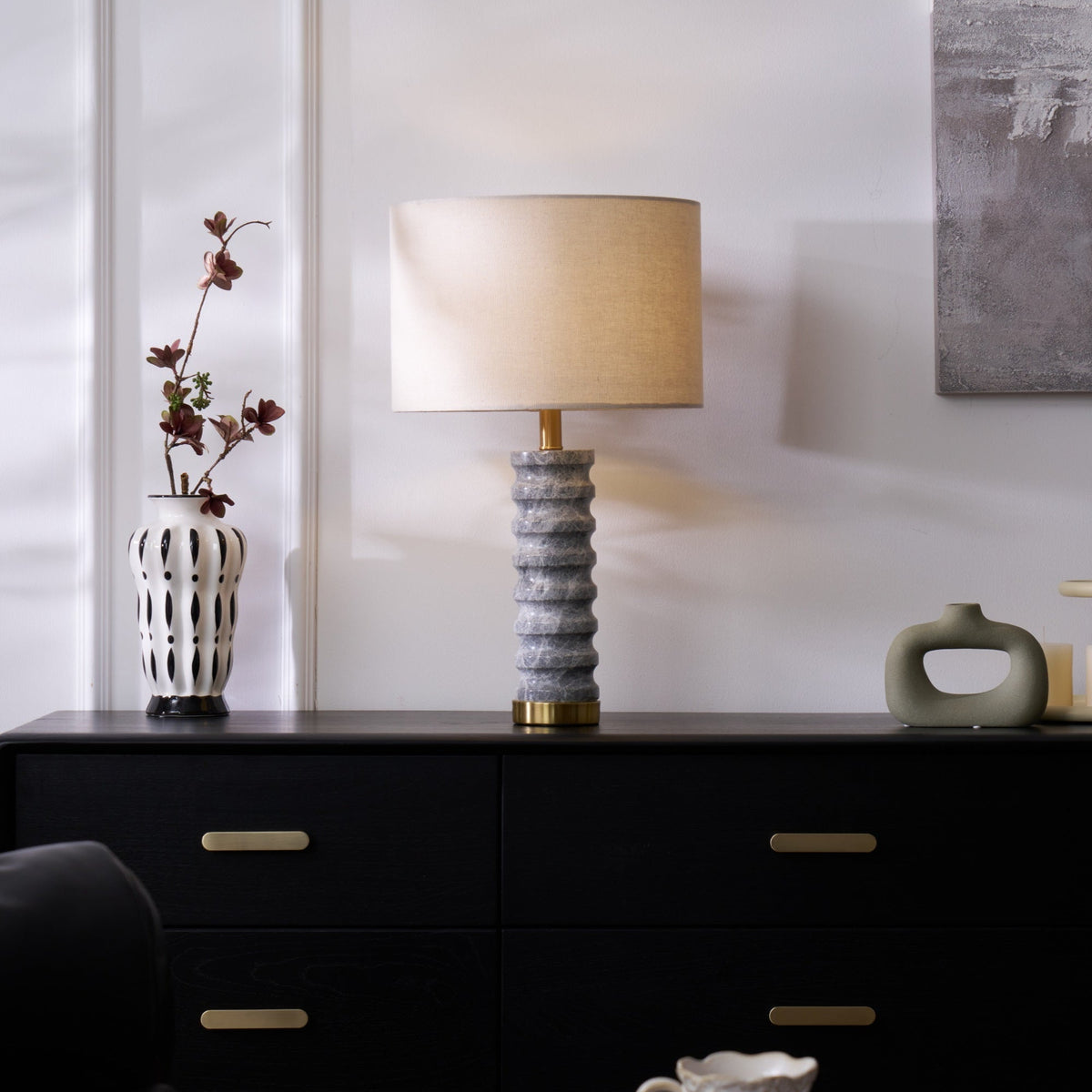 Petirielle Modern Stone Table Lamp