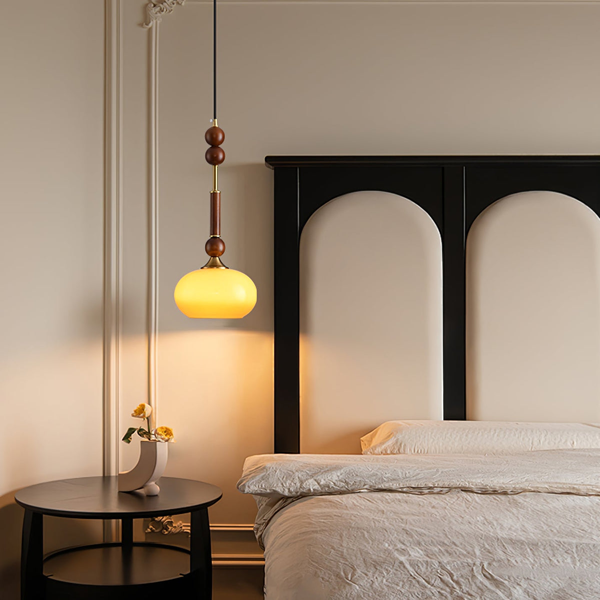 Yovelis Vintage Wood Pendant Lamp