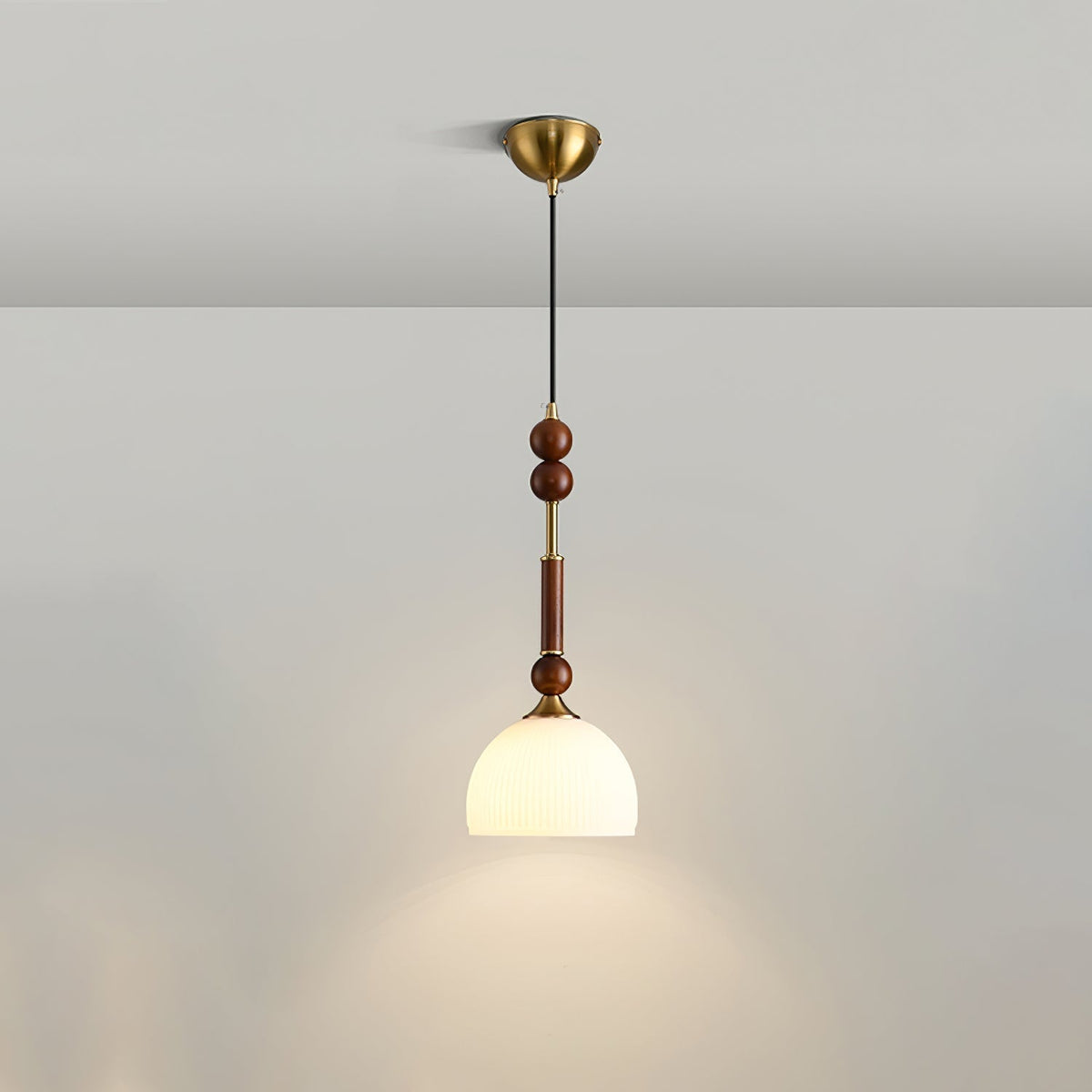 Yovelis Vintage Wood Pendant Lamp