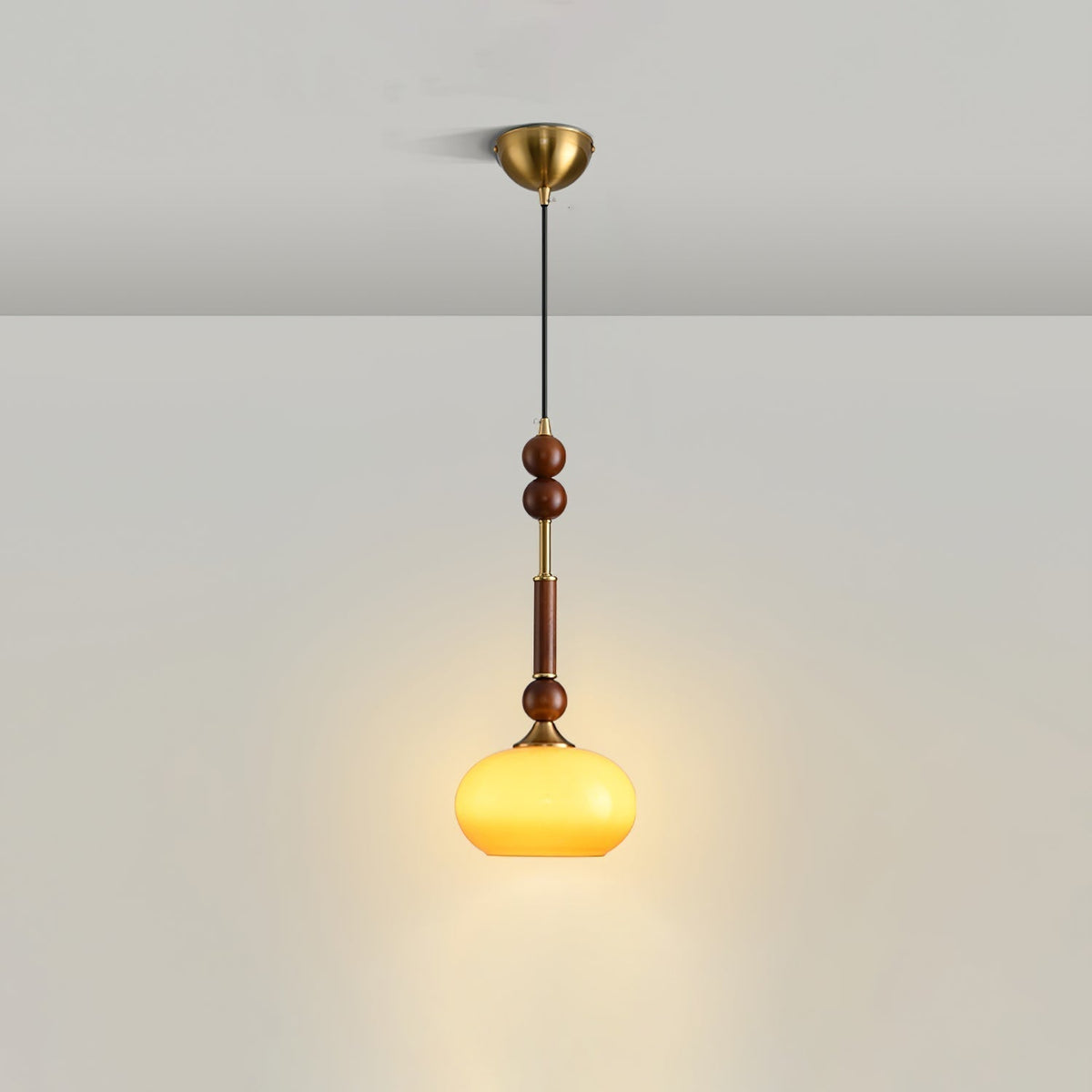 Yovelis Vintage Wood Pendant Lamp
