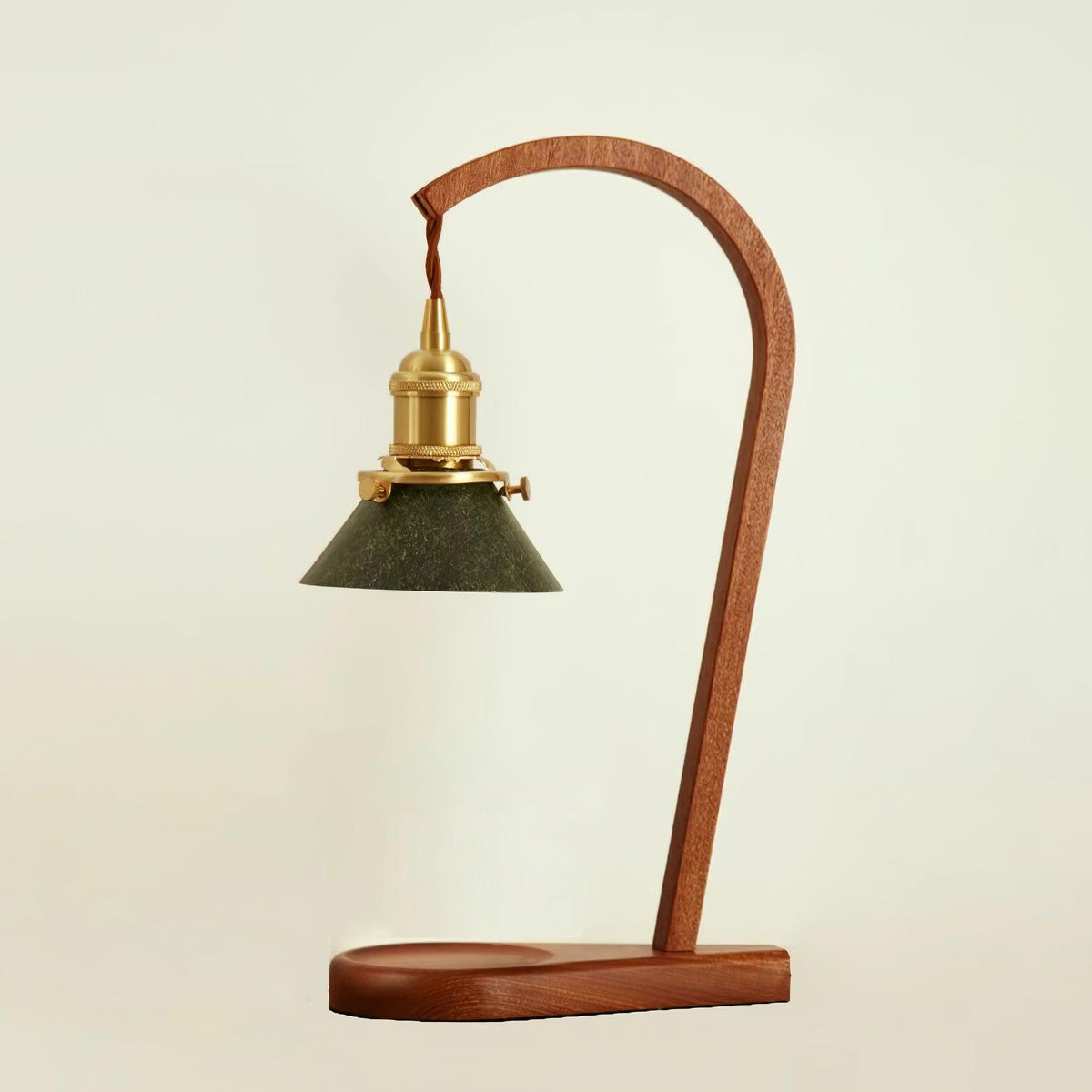 Aldorira Wood Mid-Century Modern Table Lamp