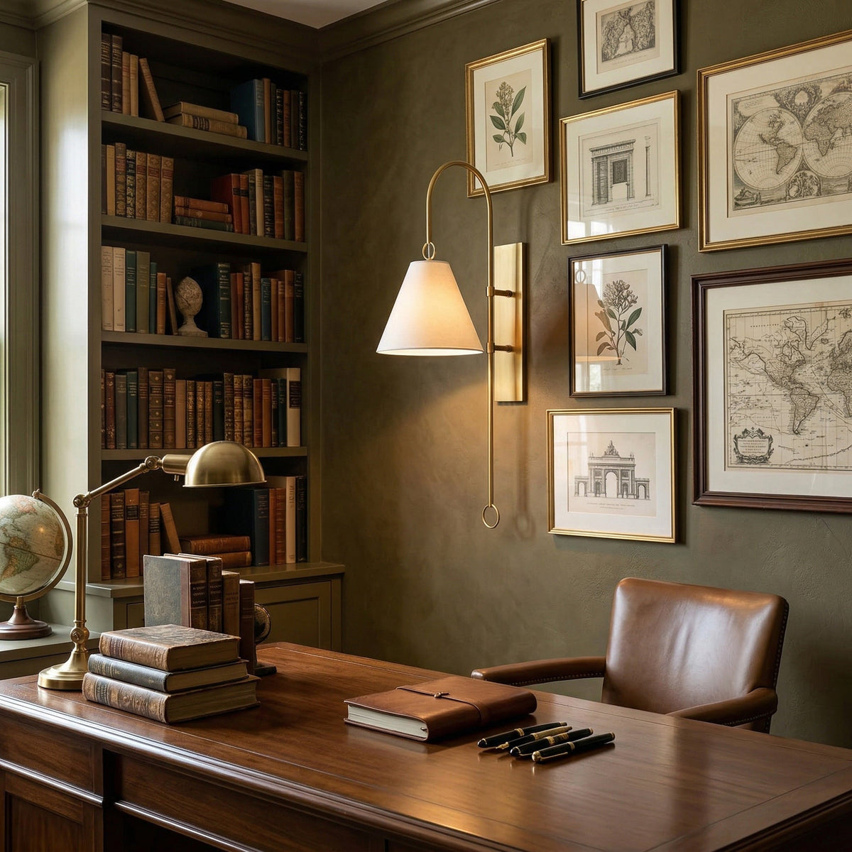 Fouma Brass Indoor Wall Light