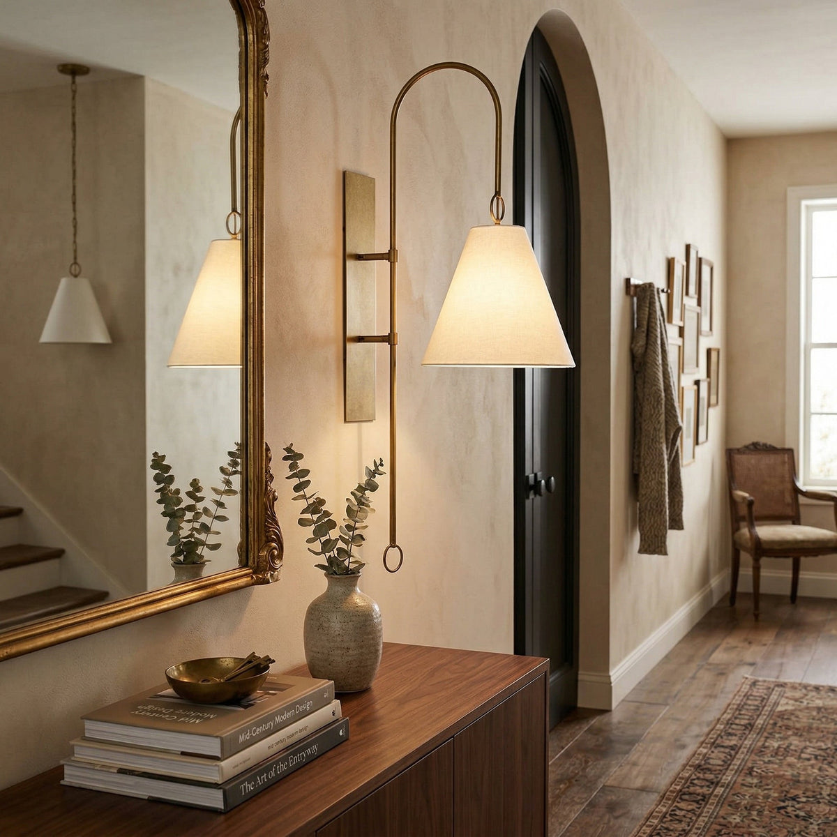 Fouma Brass Indoor Wall Light