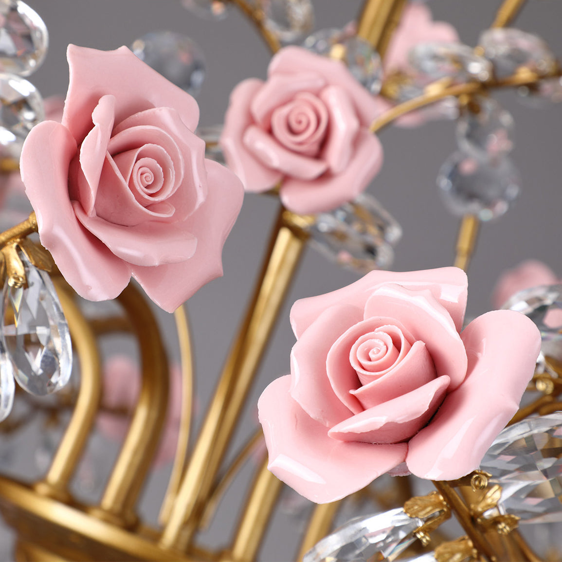 Budox Crystal Floral Chandelier
